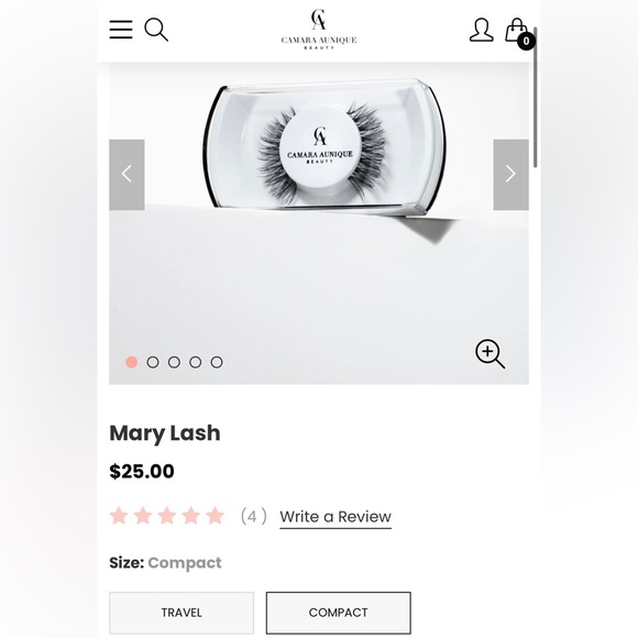 Camara Aunique compact lashes - Mary Lash - Picture 3 of 4